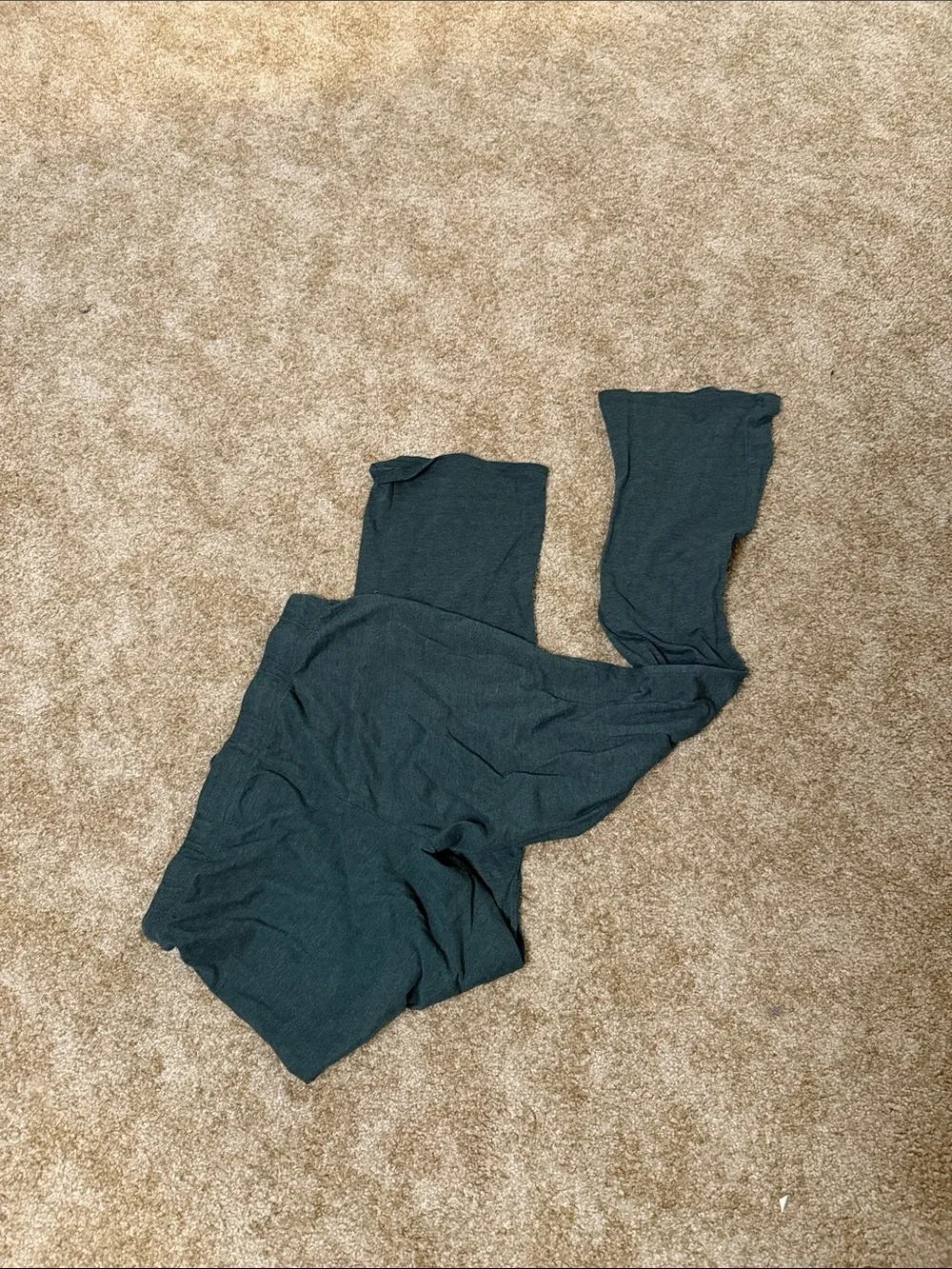 Team Apparel Kids Dark Green Sweatpants with Yellow Logo